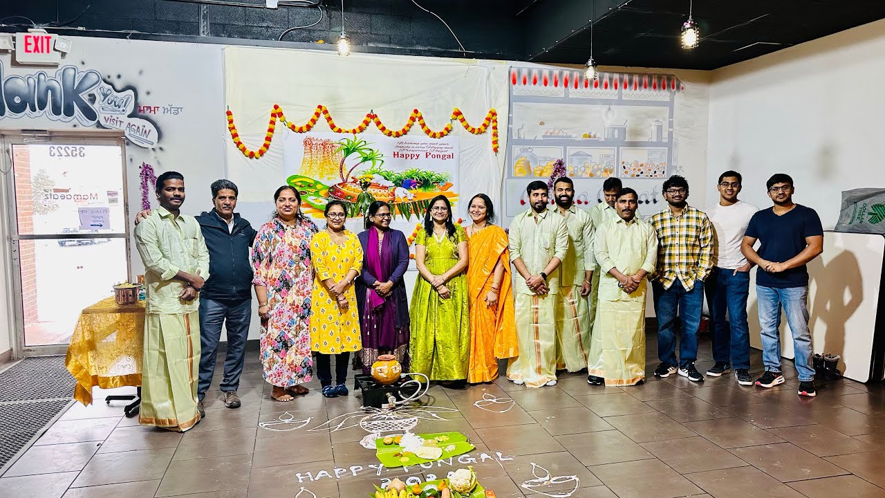 Happy Sankranthi/Pongal celebration at Mamaeatz, Michigan, USA #pongal