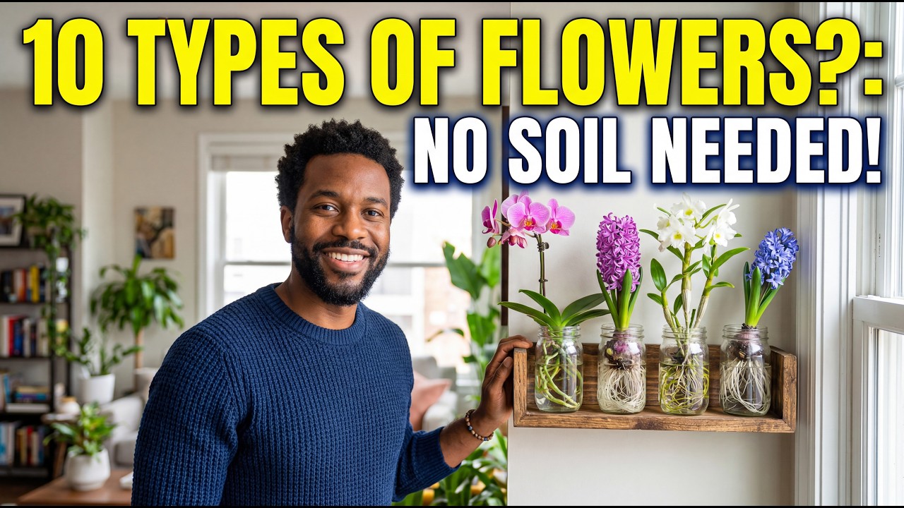 Top 10 Beautiful Flowers You Can Grow Indoors Without Soil