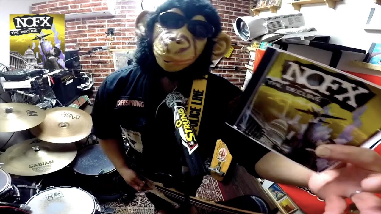 【和訳】NOFX - The Decline - One Man Band Cover - Guitar, Bass, Drums, Vocals　パンクカバー