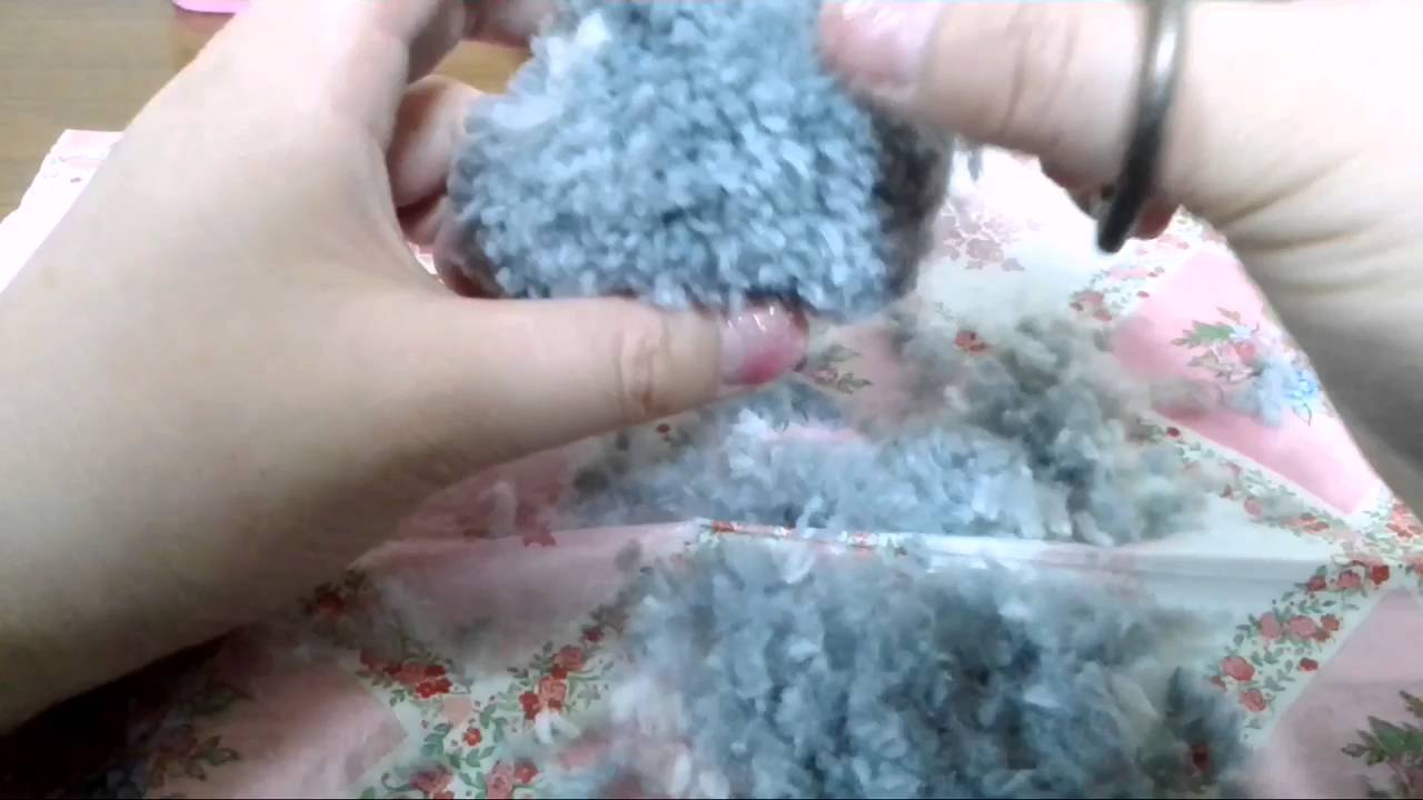 ポンポンメーカーでうさぎさん作るよ(´▽`)ノ