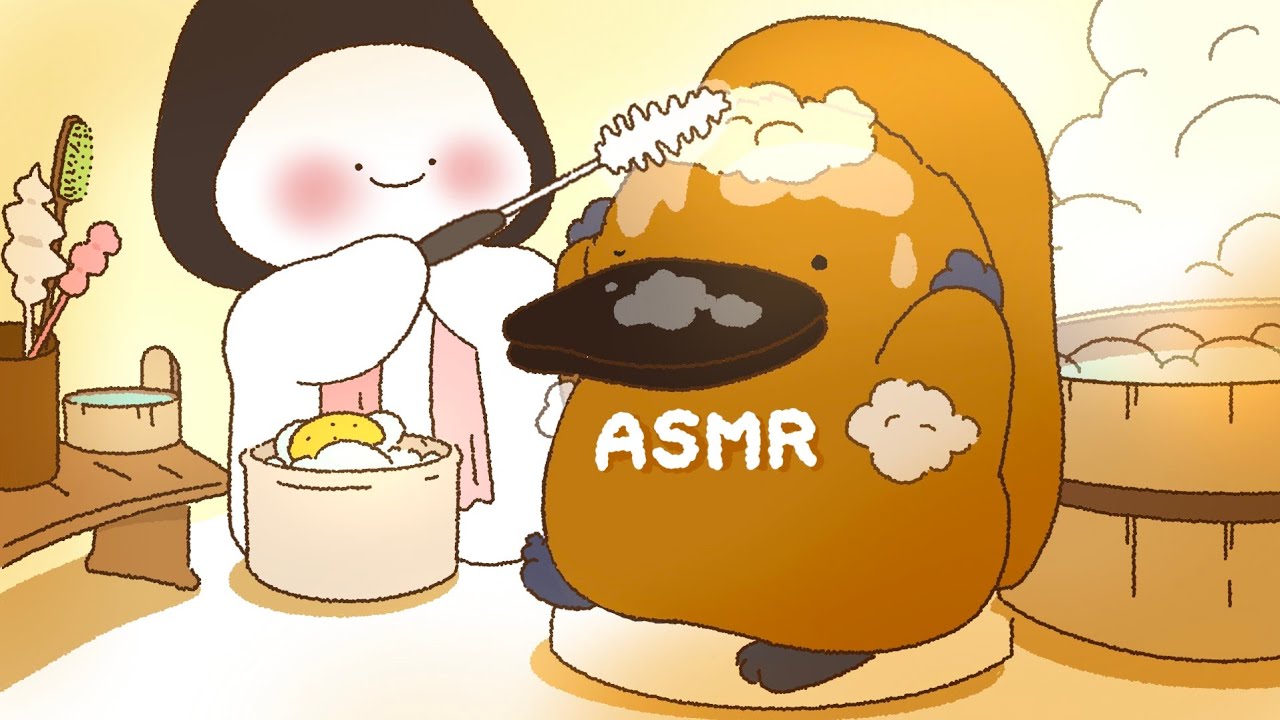 Platypus Bubble Spa Treatment🫧 [ASMR animation]