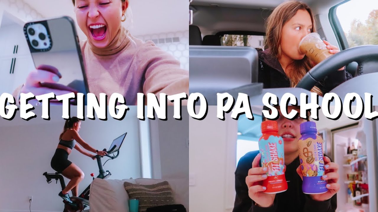 GETTING ACCEPTED INTO PA SCHOOL | few days in my life!!