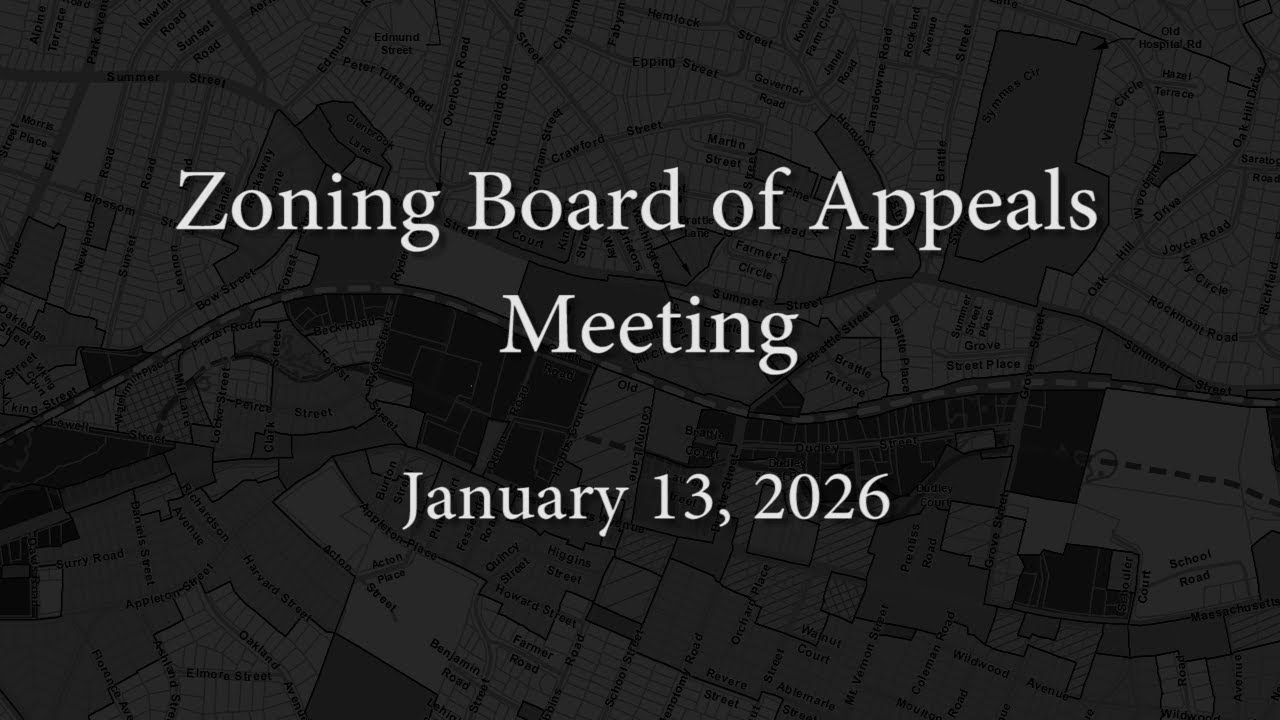 Zoning Board of Appeals Meeting - January 13, 2026