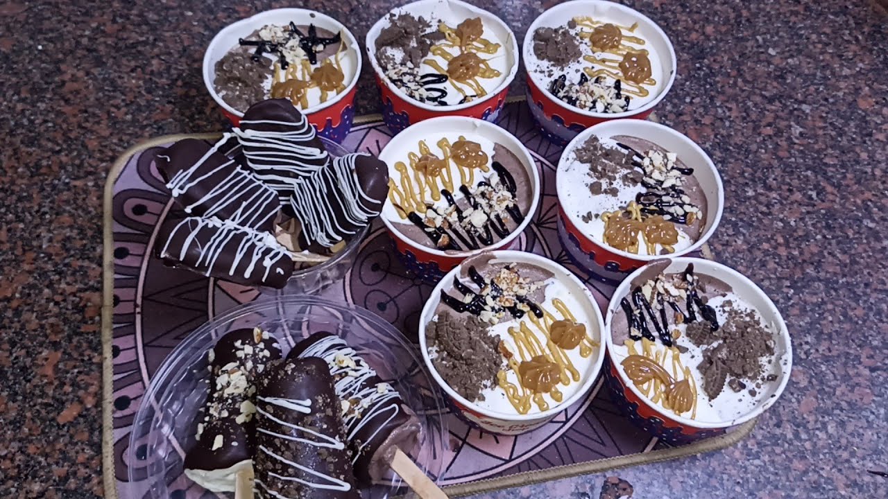 ايس كريم🍨چيلاتي اقتصادي 🙈خمس معالق كريم شانتية مكونين اتنين فقط تعملي كمية وطعم رائع بدون حليب مكثف