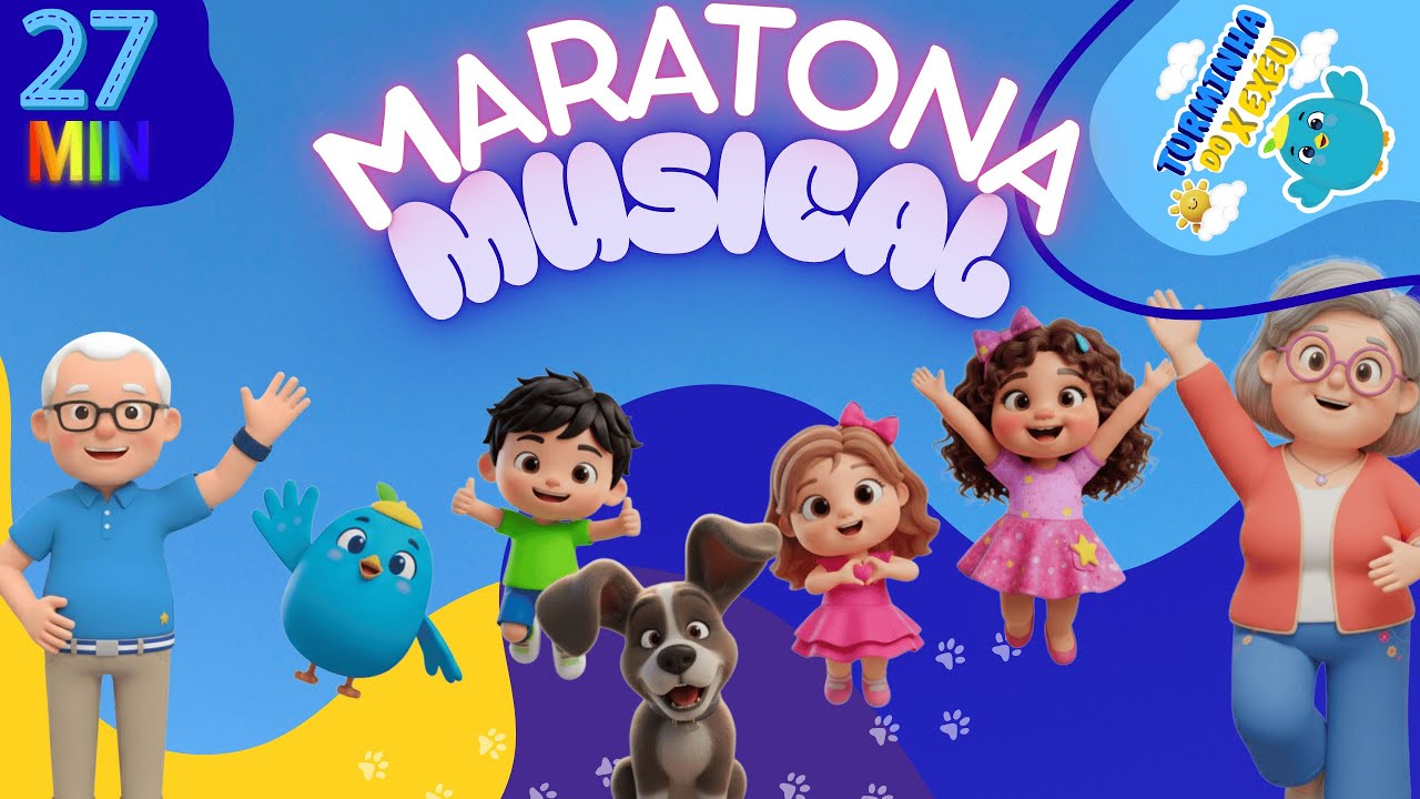 Maratona de Músicas Infantis: Alfabeto, Sapo e Muito Mais! | Turminha do Xexéu