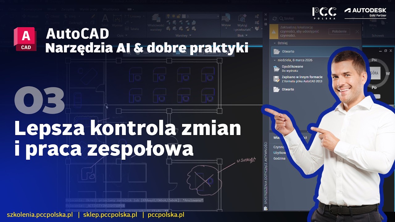 AutoCAD & AI:  Activity Insights - w końcu wyeliminujesz chaos i ułatwisz komunikację | PCC Polska