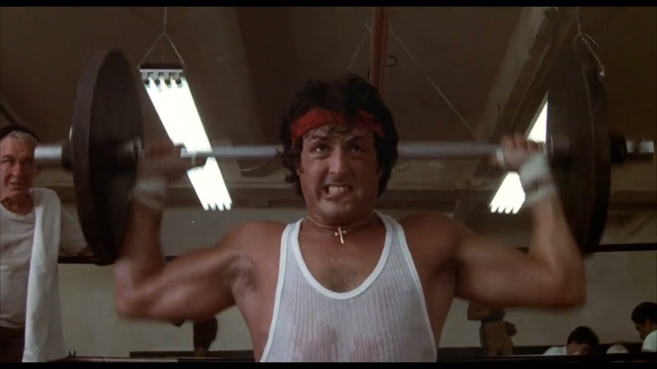 Рокки/Rocky 2 (1979) - Первая Тренировка Рокки из второго фильма.