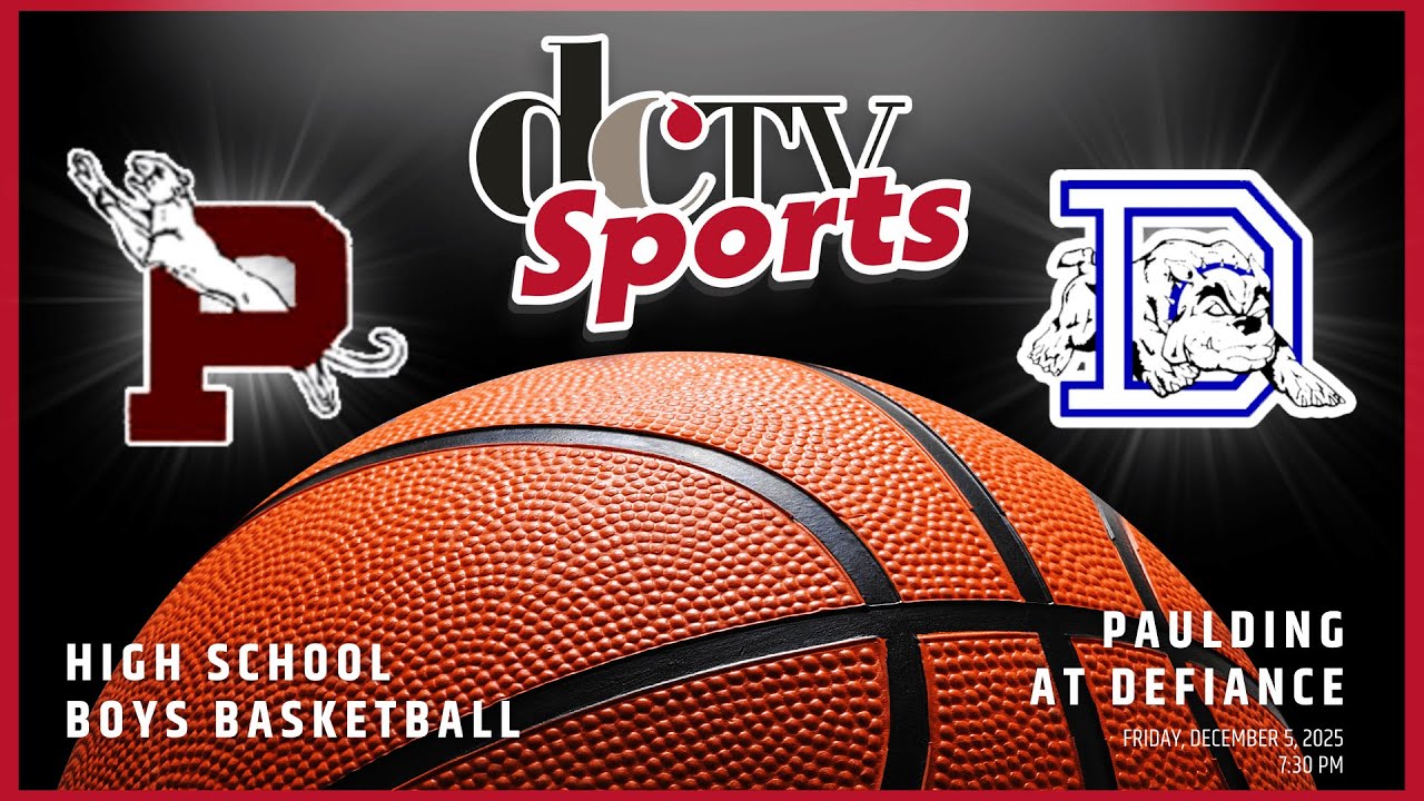 Paulding at Defiance | HS Boys Basketball | Defiance Community TV Sports | #DCTV #DCTVSports