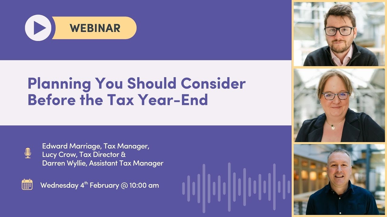 Planning You Should Consider Before the Tax Year-End