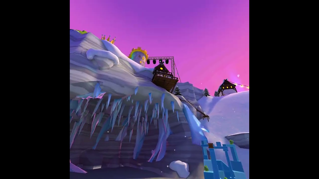 angry birds vr isle of pigs pt.3 jacob play snowy slopes