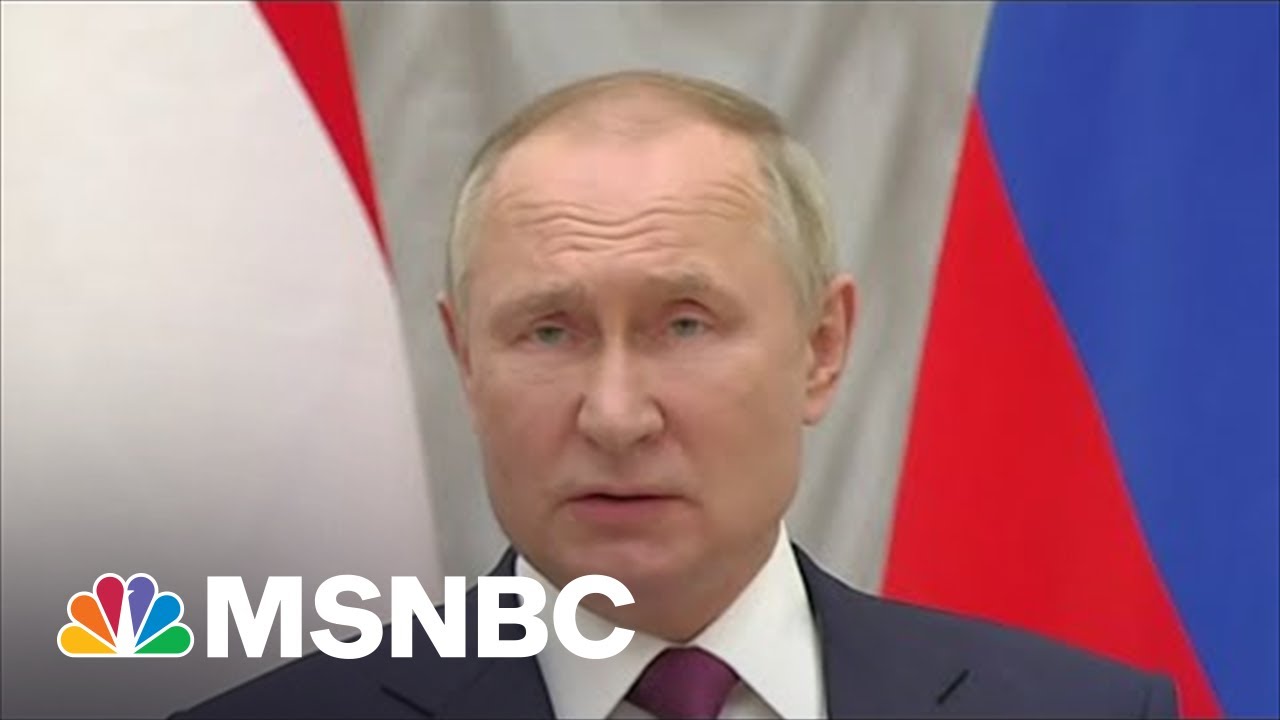 Putin Accuses U.S. Of Stoking War In Ukraine During Press Conference