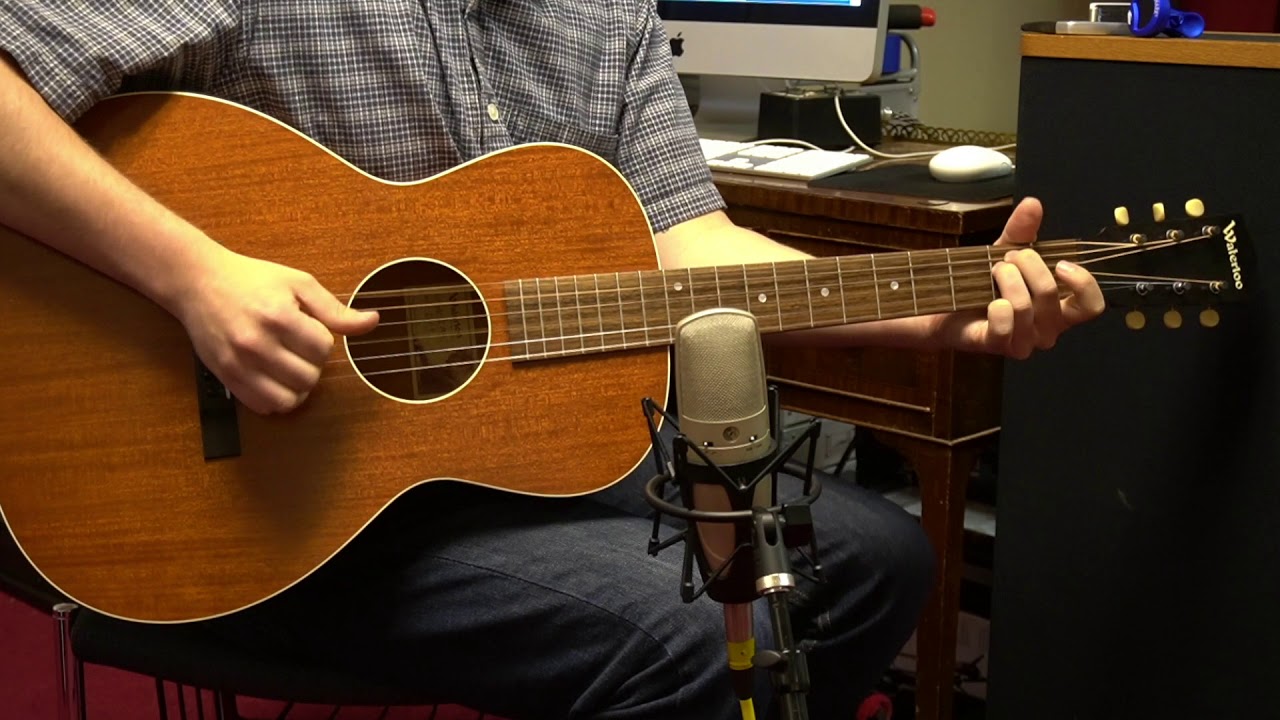 Waterloo WL-12 Mh Mahogany Acoustic Guitar Demo