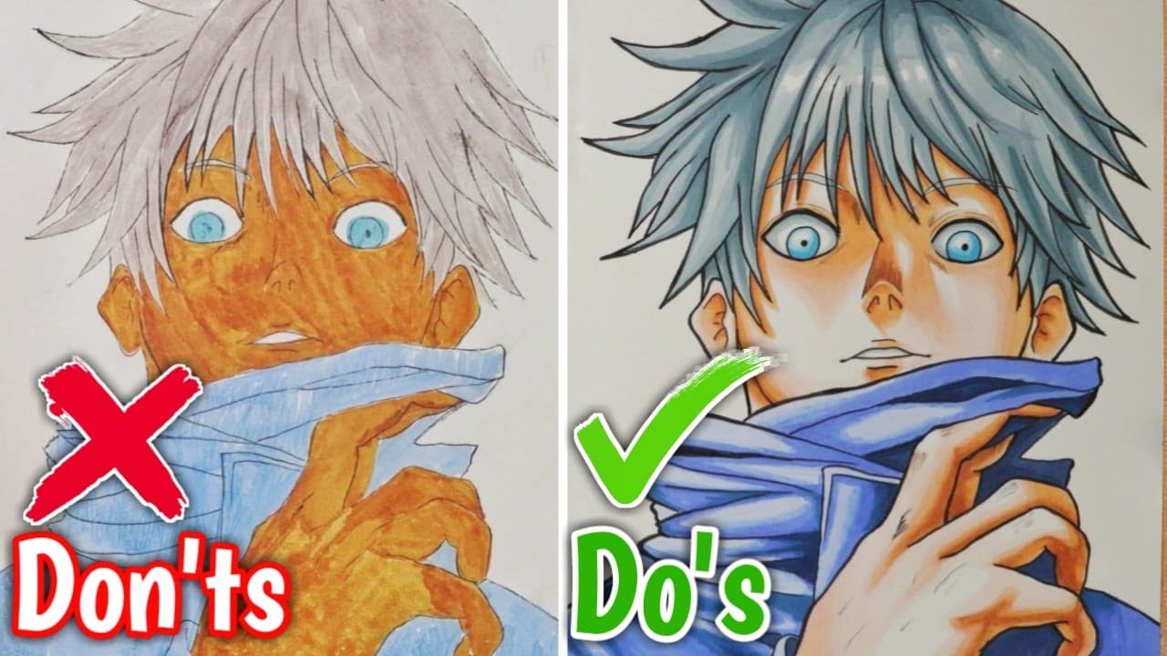 Don’t & Do’s – 8 Beginner Alcohol Marker Mistake & How to fix them | Jujutsu Kaisen - Satoru Gojo