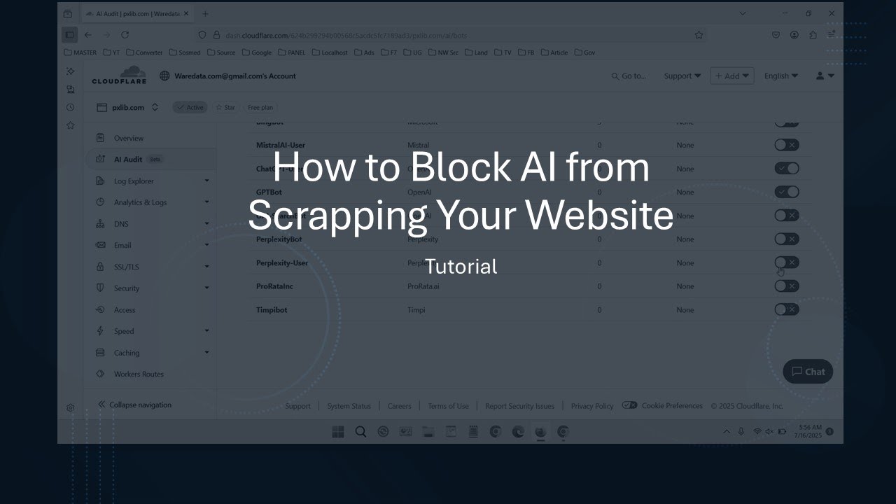 How to Block AI from Scrapping Your Website
