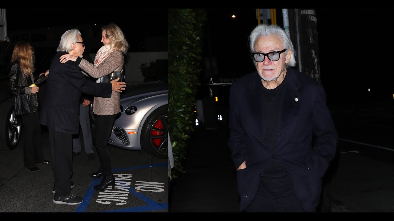 Actor Harvey Keitel And Wife Daphna Kastner Grab Dinner at Giorgio Baldi in Santa Monica!