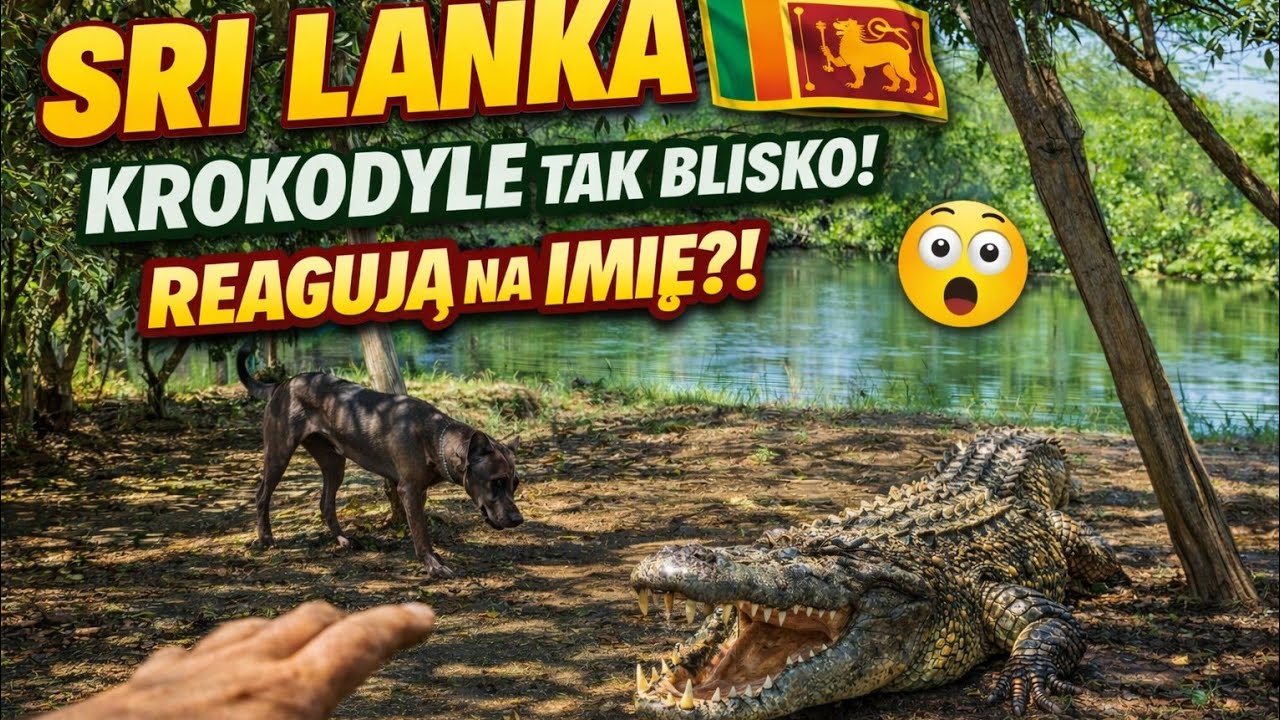 SRI LANKA: KROKODYLE NA WYCIĄGNIĘCIE RĘKI… REAGUJĄ NA IMIĘ?! 😳🐊