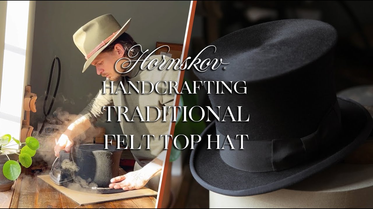 Watch as this traditional felt Top Hat is meticulously handcrafted the old fashioned way 🎩