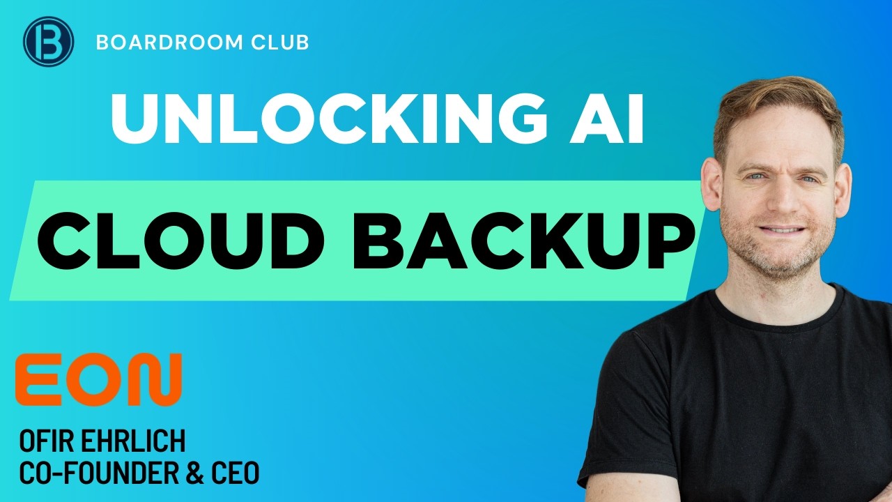 EON CEO: You Could train AI Using Your Backups | Builders Series