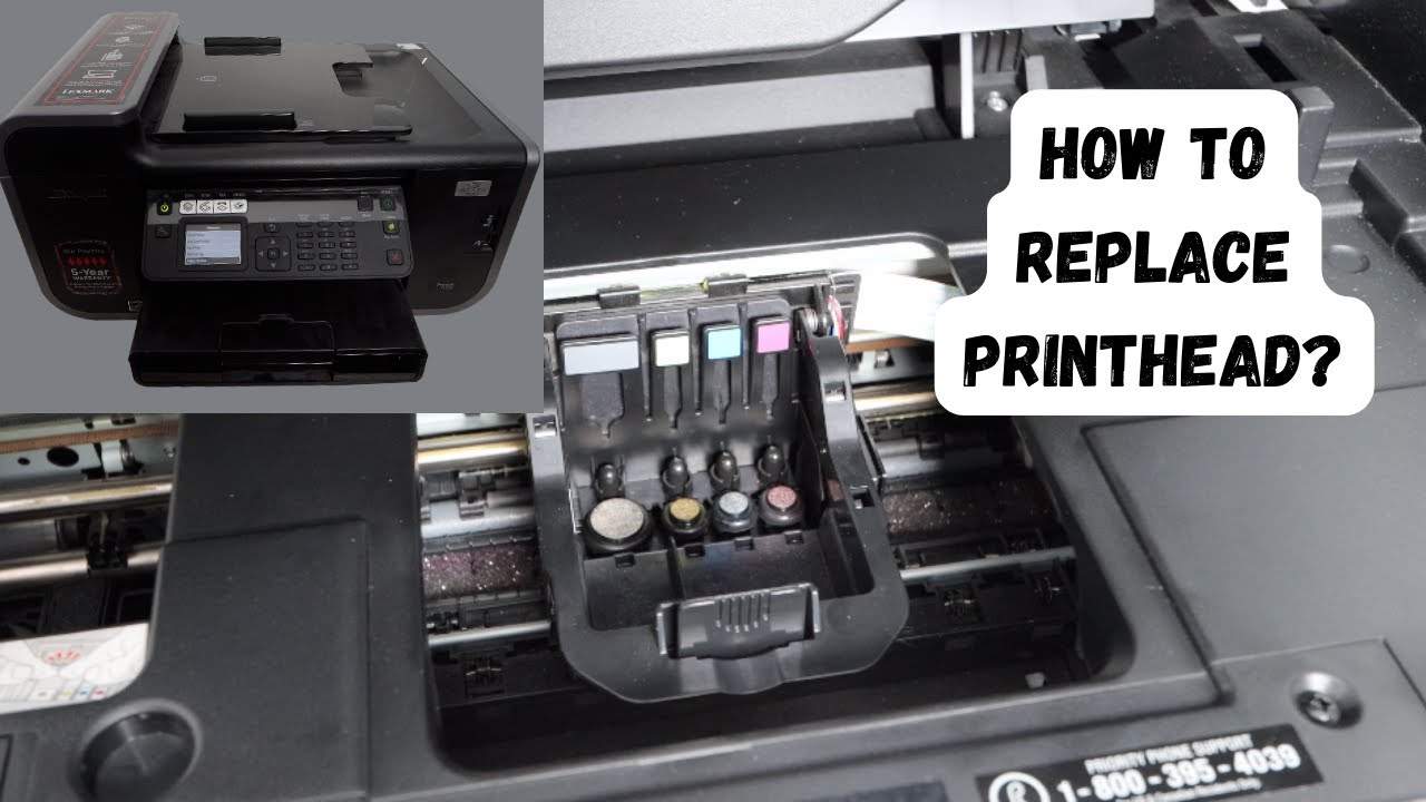 How To Replace Printhead On Lexmark Printer   Lexmark prevail Pro 705