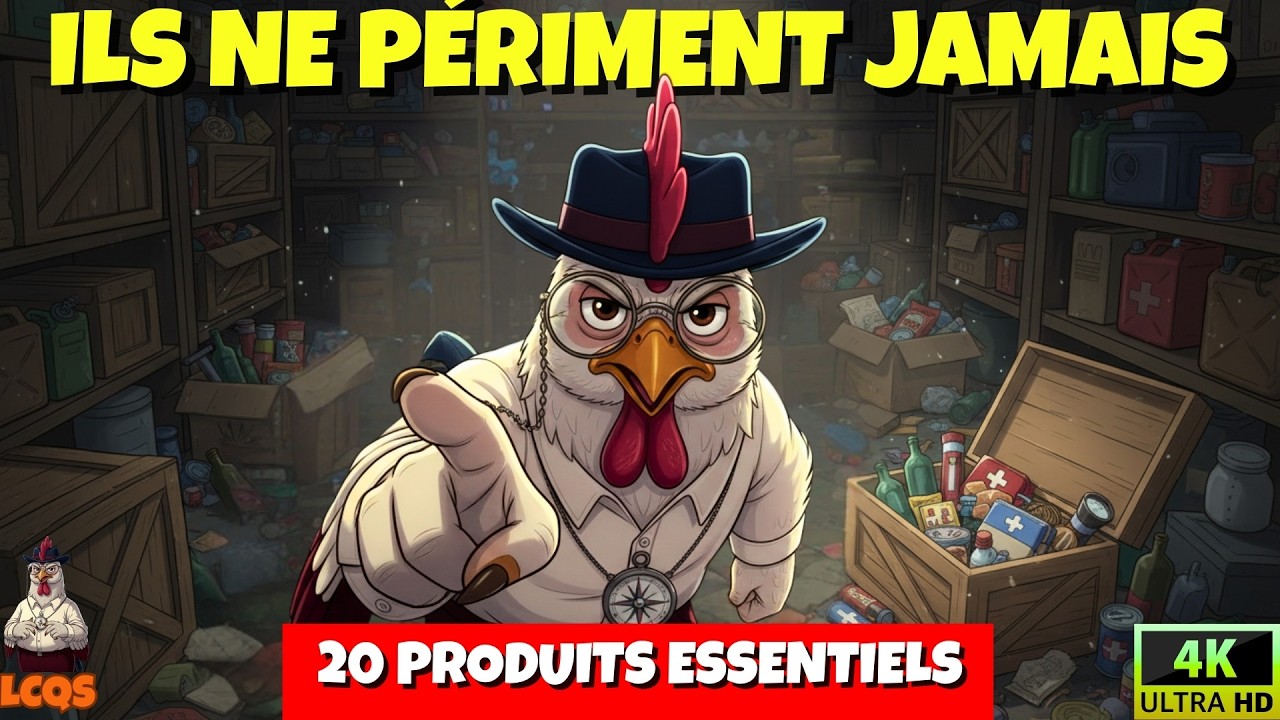 20 PRODUITS VITAUX QUI NE PÉRIMENT JAMAIS