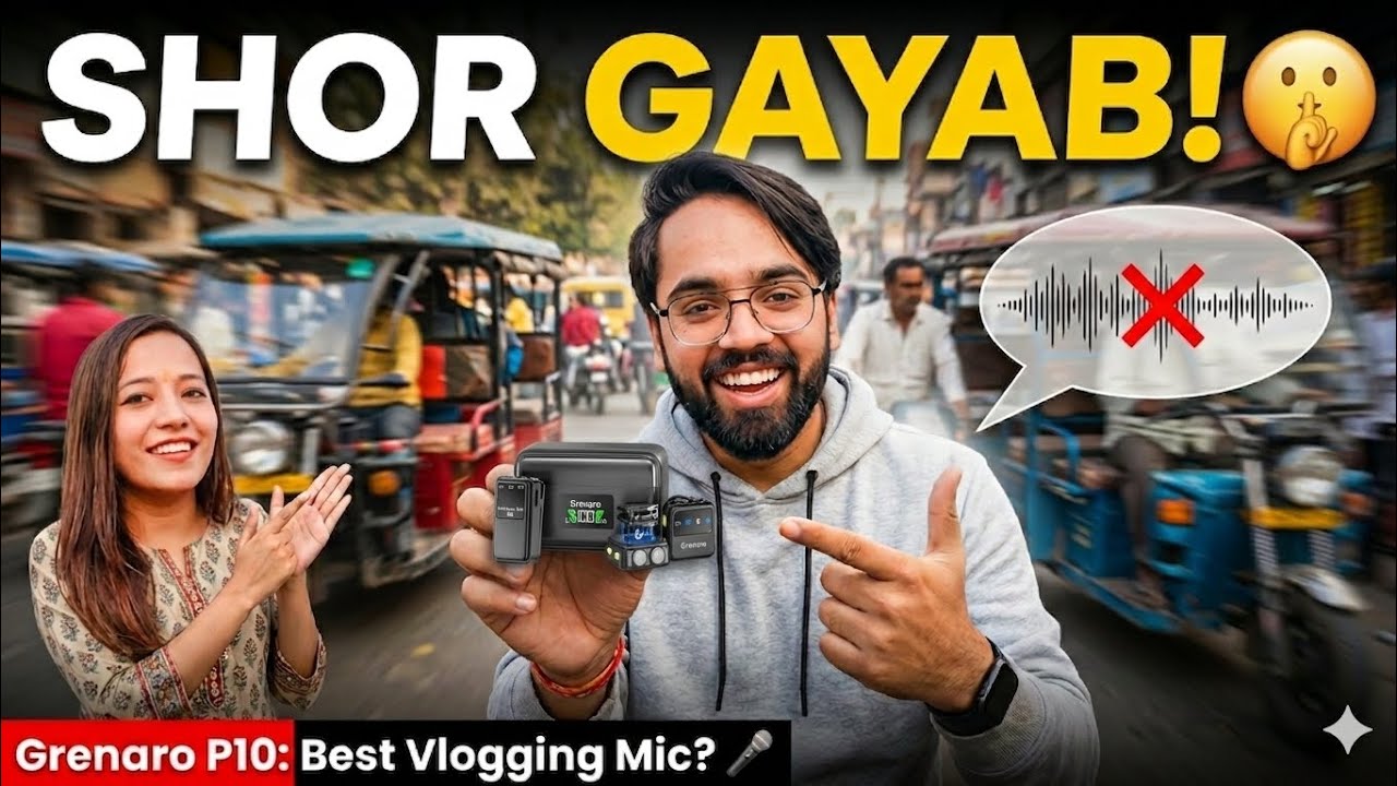 BEST WIRELESS MIC FOR BEGINNERS? GRENARO P10 REVIEW + FUNNY VLOG 🎬 || VLOG #88 #grenaromic