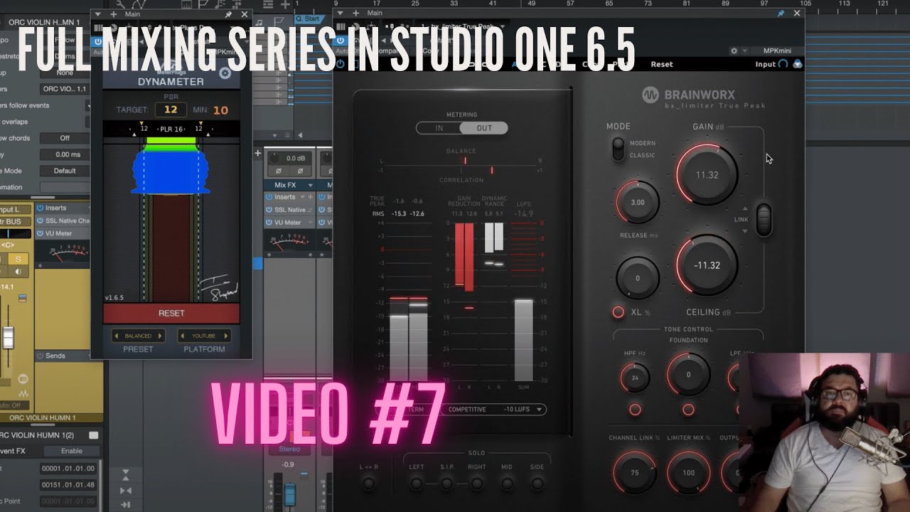 Full Mix Series in Studio One 6.5 | #7 Metering, Balance