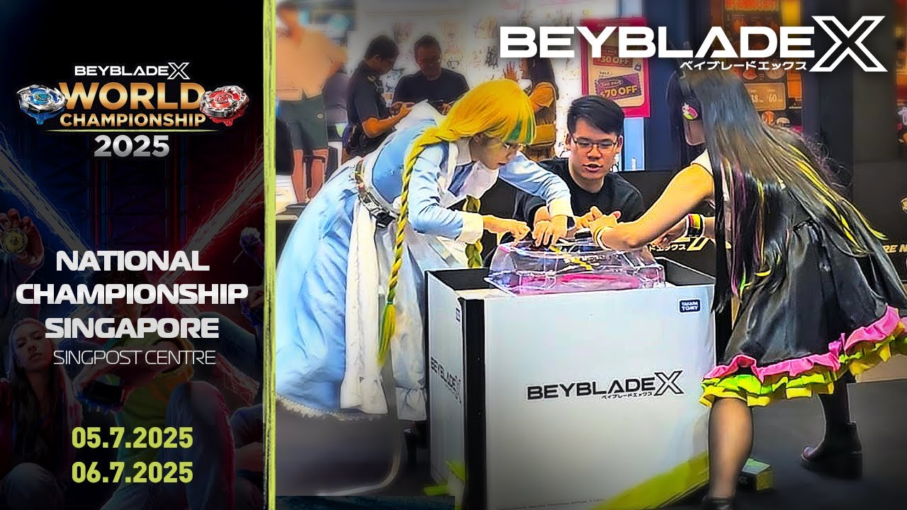 【公式G1大会】Beyblade X World Championship 2025 | National Championship Singapore + Top 4 Battle