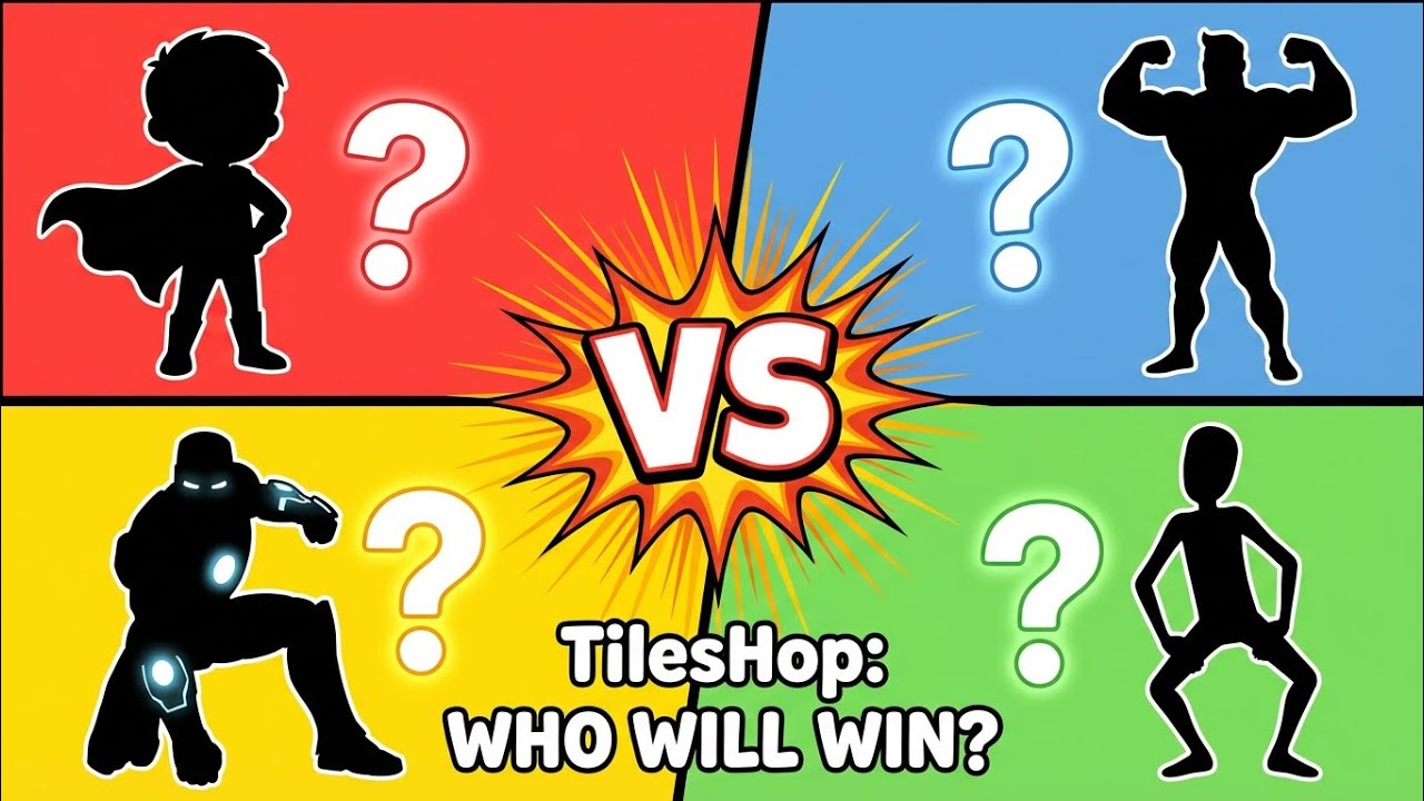 Superhero Guessing Game 🎧 | Tiles Hop