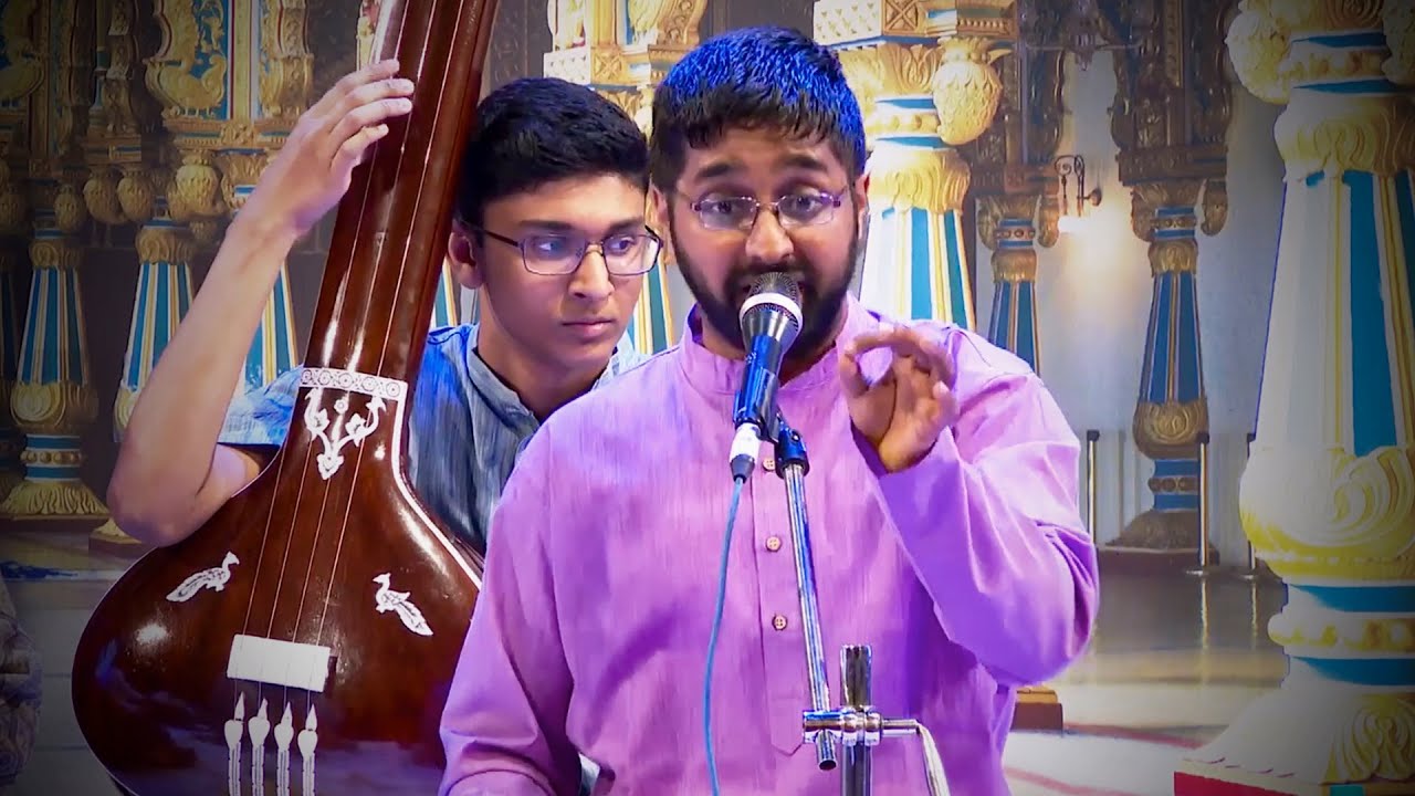 Mysuru Asthana Sangeetothsava - Hindustani Karnatic Jugalbandi Rahul Deshpande & Abhishek Raghuram 3