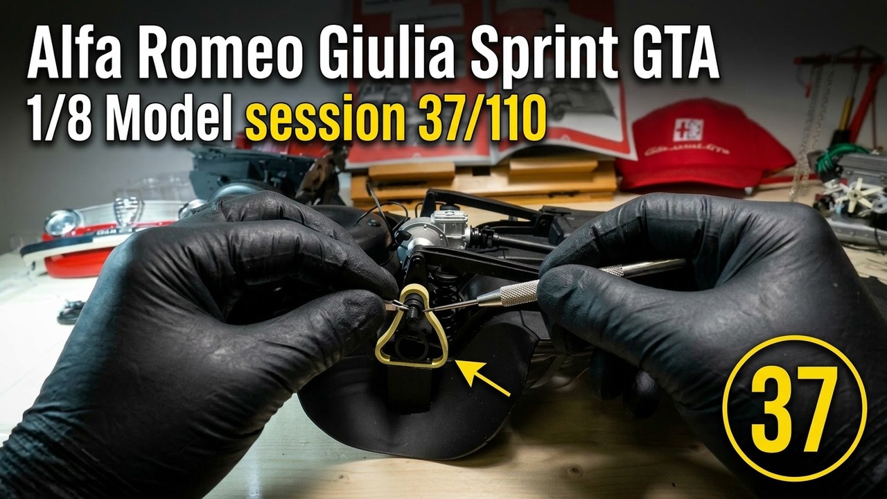 37 - Alfa Romeo Giulia Sprint GTA 1/8 Model session 37/110 | アルファロメオ ジュリア スプリント GTA 1/8 モデル