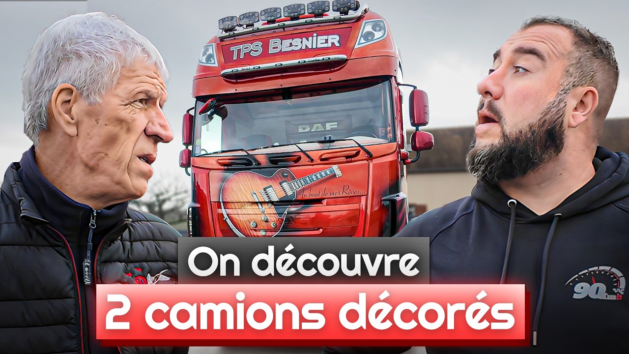 CES CAMIONS ROUGE NE PASSENT PAS INAPERÇUS !