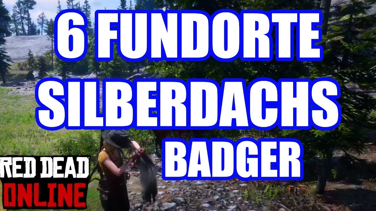 6 Locations Silber - Dachs Badger Red Dead Redemption 2 Online Deutsch