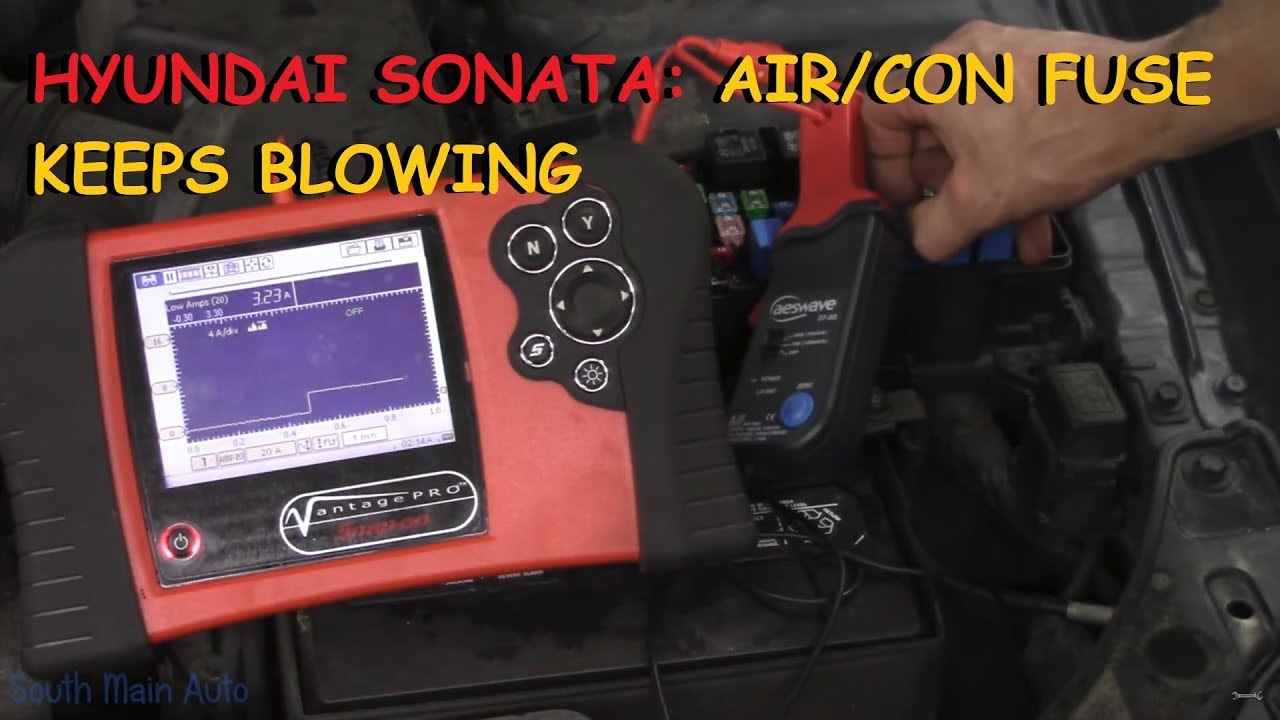 Hyundai Sonata: Keeps Blowing A/C Fuse