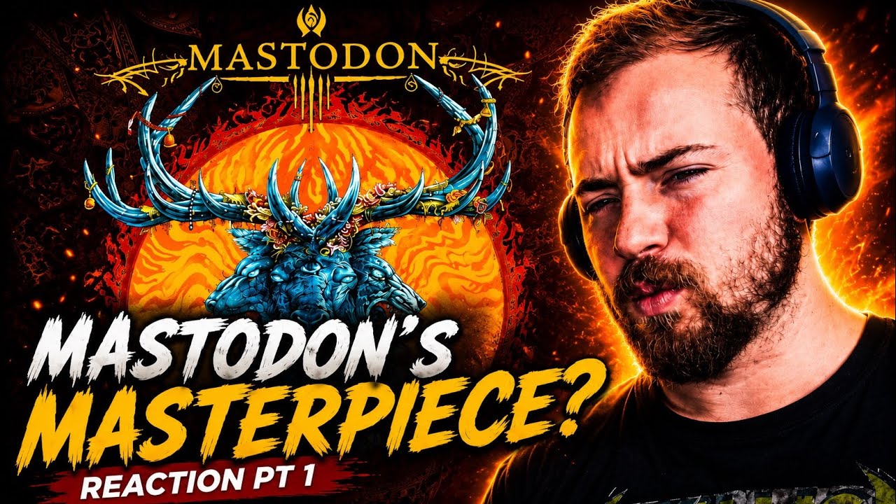 MASTODON - BLOOD MOUNTAIN - THE WOLF IS LOOSE + CRYSTAL SKULL + SLEEPING GIANT REACTION !!