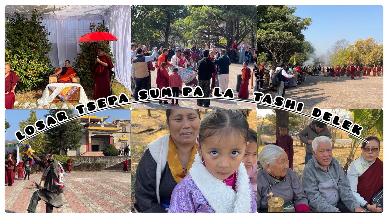 #Losar Tsepa 3 sangsol at Bhumang jampaling monastery Chauntra #