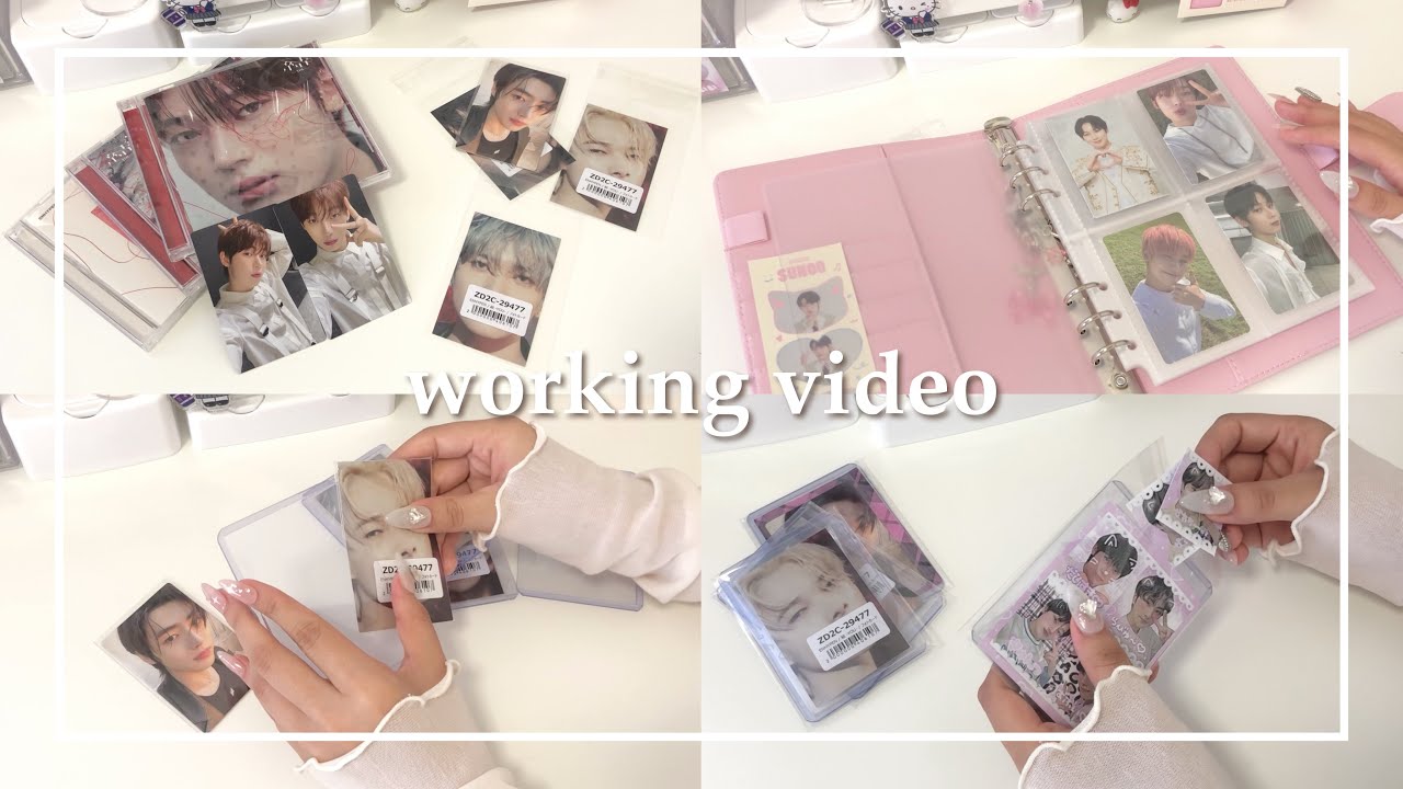 ［ 作業動画 ］オタクのトレカ梱包✉️💞 / working video / 梱包動画