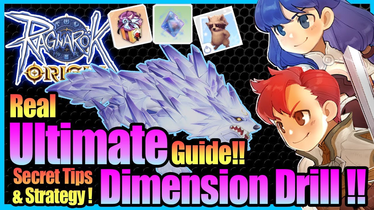 Real ULTIMATE Dimension Drill Guide!! Secret Tips to Win?! [Ragnarok Origin Global]
