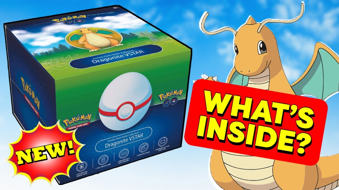 *SNEAK PEEK* NEW Pokemon GO Dragonite VSTAR Premier Deck Holder Collection