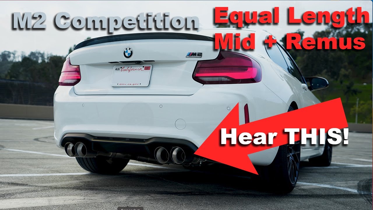 BMW M2 Competition Exhaust UPGRADE: Active Autowerke EL midpipe + Remus Race