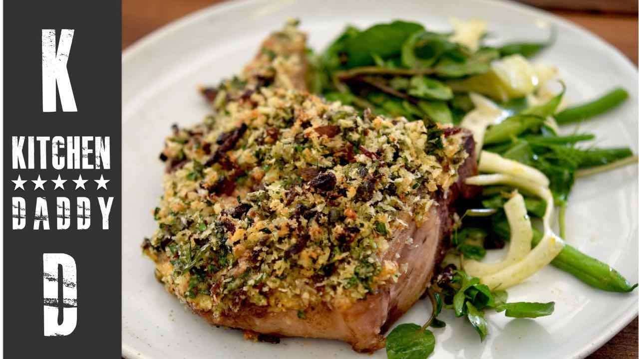 Sicilian Crusted Pork Chop | Kitchen Daddy
