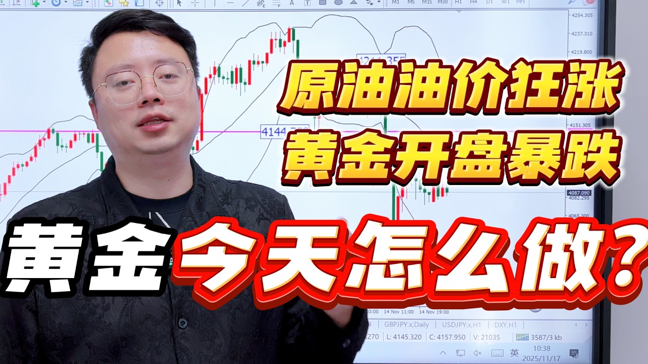 黄金开盘崩盘！国际油价疯狂暴涨突破117美元/桶！今天黄金原油怎么做？