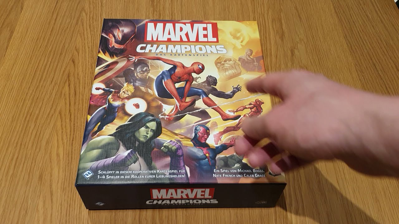 Marvel Champions: The Card Game (Base Game) Part 1: Unboxing