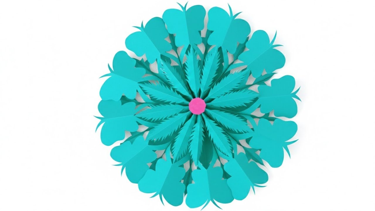 CREATIVE 3D BUTTERFLY 🦋 SNOWFLAKE...WINTER CRAFT