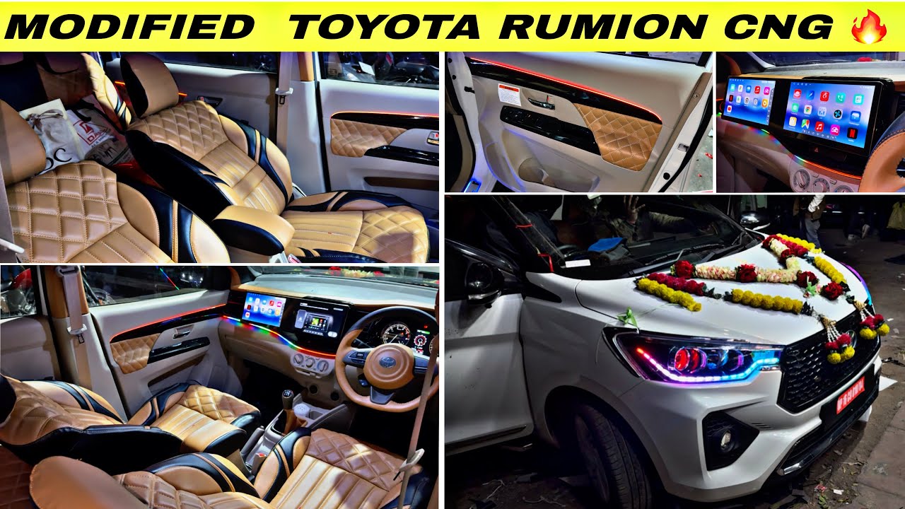 Modified Toyota Rumion  🔥 Toyota Rumion modifications 😱 Toyota Rumion