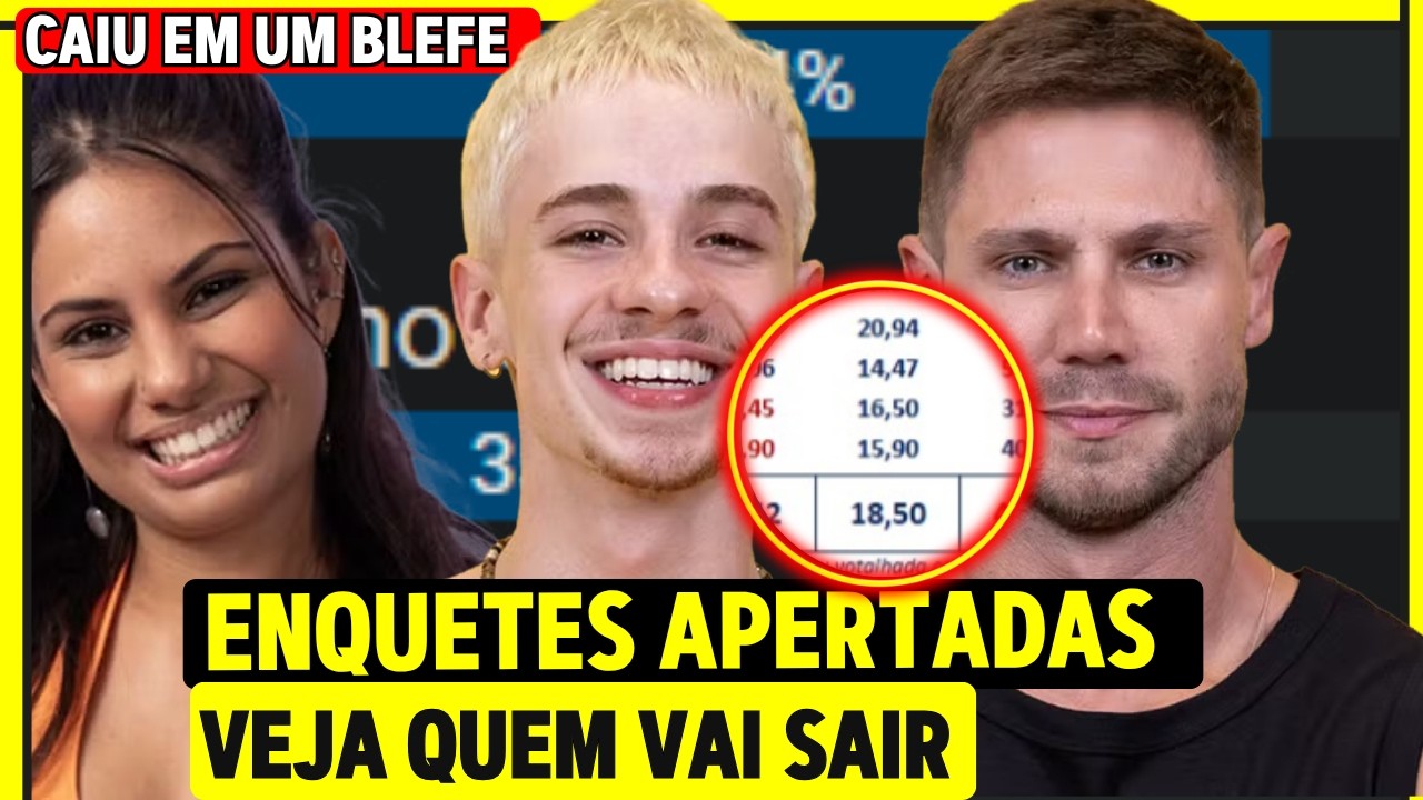 🔴 INACREDITAVEL😱 ENQUETES E MUTIR&Otilde;ES MOSTRAM ELIMINADO ENTRE JONAS, JULIANO, E GABRIELA