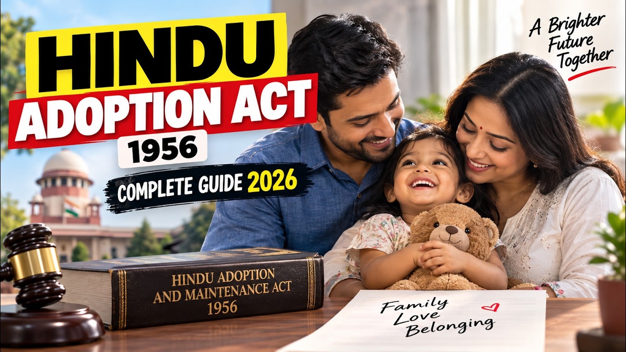 Hindu Adoption and Maintenance Act 1956 Explained | Complete Guide 2026