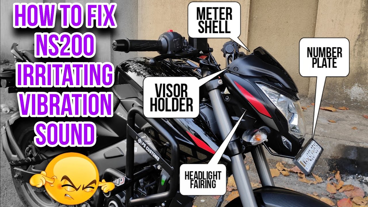 NS 200 vibration problem solved 🤩/finally Ho gai solve 😊/#vibration #ns200 #bajaj
