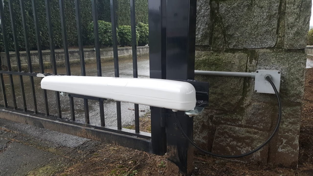 Key Automation RAY2224 Swing Gate Operator, WIFI Video Doorbell, Keypad RFID Card, High-Range Remote