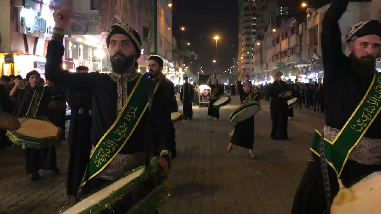 الرادود مشتاق العتابي والرادود إبراهيم الحسني || 4 محرم 1444 هـ || موكب عزاء طرف الانباريين ||(3)
