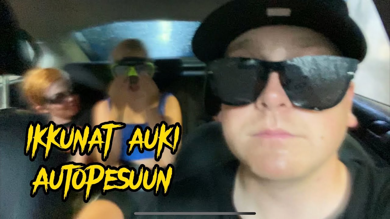 IKKUNAT AUKI AUTOPESUUN / POIKA PÄÄTTÄÄ MITÄ TEHDÄÄN 🥶🔥